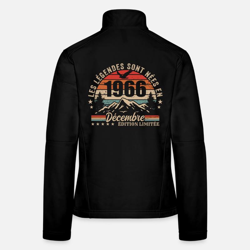 Retro Dezember 1966 – 59. Jubiläumsgeschenk Frauen Softshelljacke