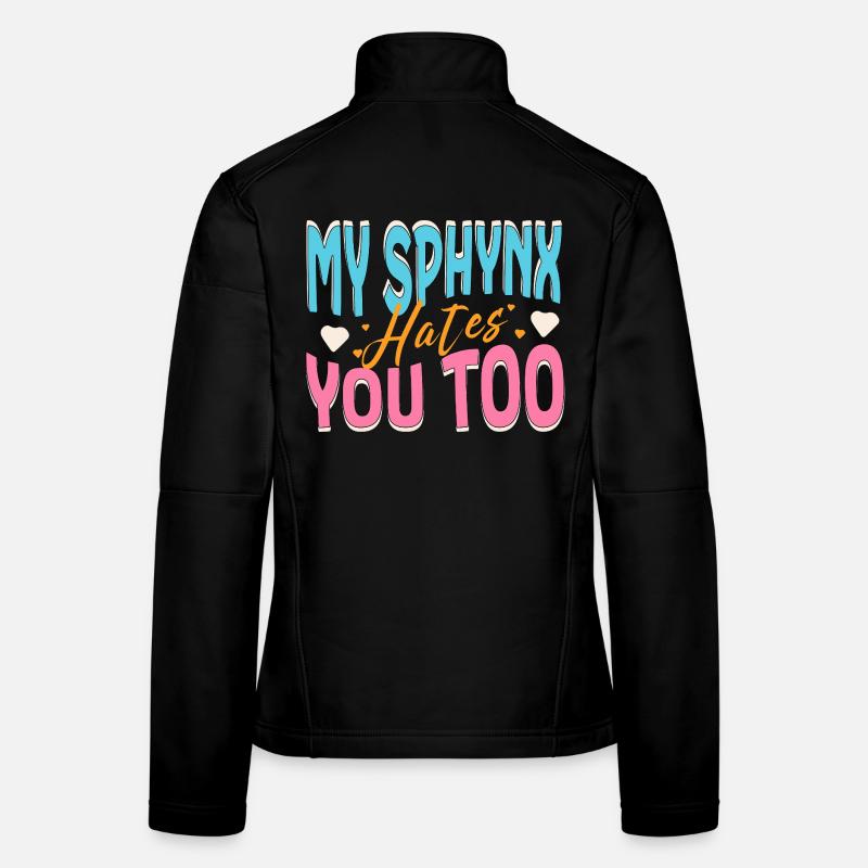Meine Sphynx-Katze hasst dich komisch Frauen Softshelljacke