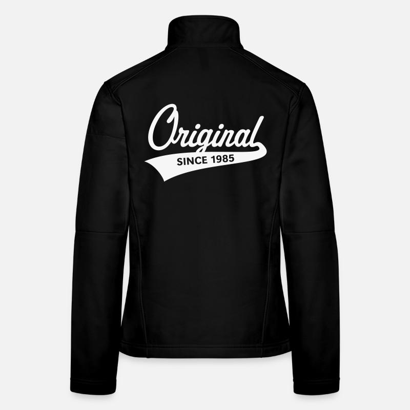 Original depuis 1985 (année de naissance, anniversaire / W) Veste en tissu softshell Femme