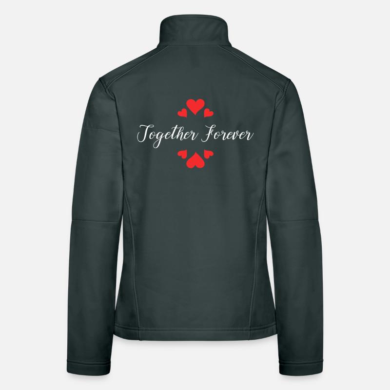 Ensemble Pour Toujours Union Amour Couple Éternel Veste en tissu softshell Femme