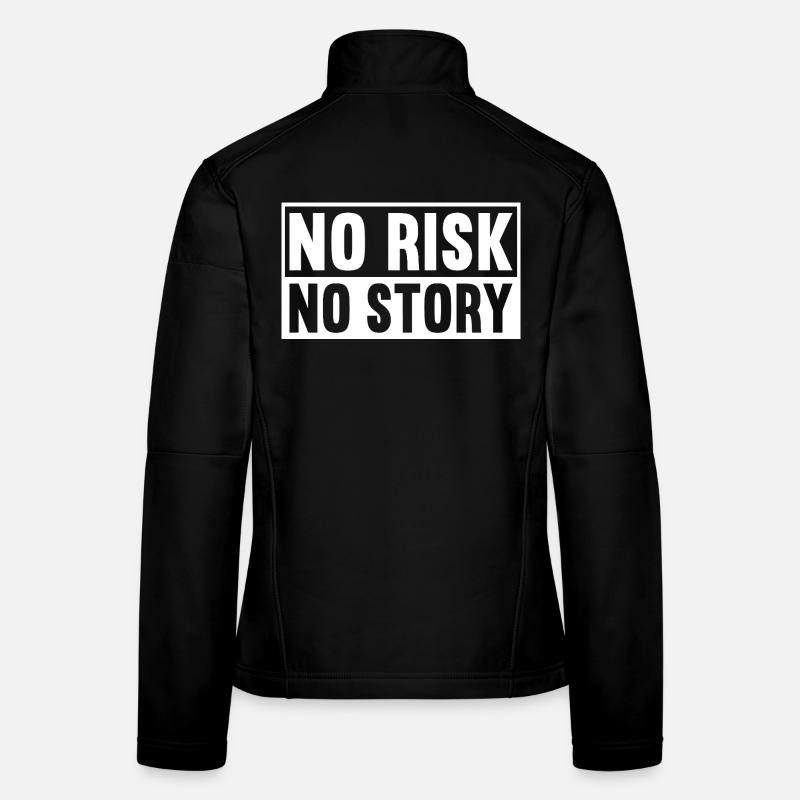 No Risk No Story Frauen Softshelljacke