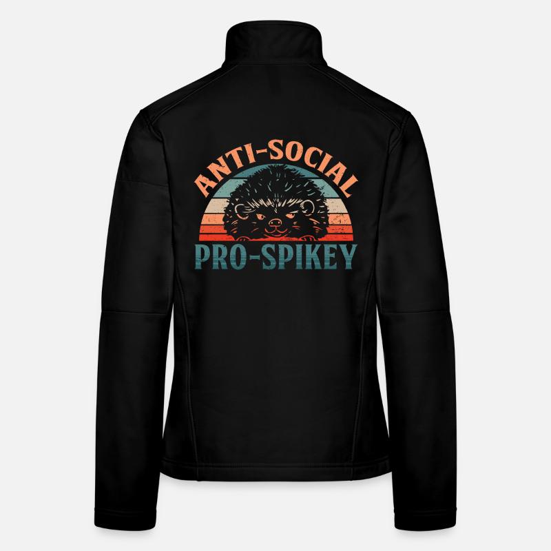 Igel Tag Hedgehog Day Women's Softshell Jacket