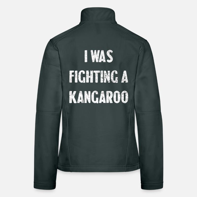 Ich War Im Kampf Gegen Ein Känguru Frauen Softshelljacke