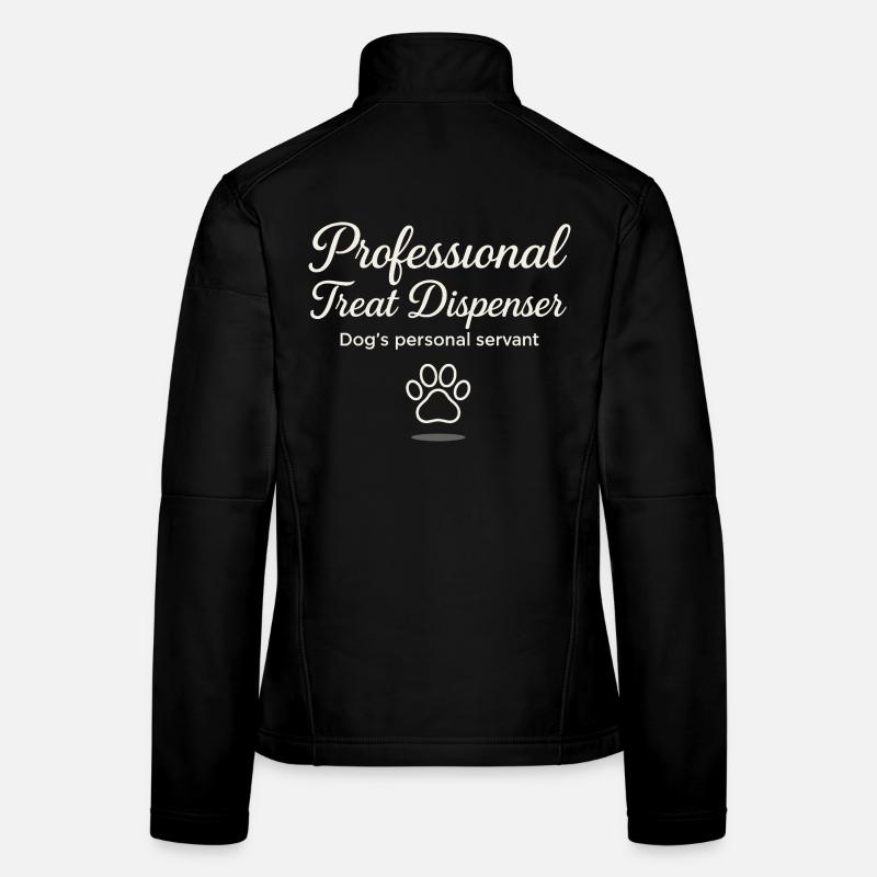 Professional treat dispenser dog servant Women's Softshell Jacket