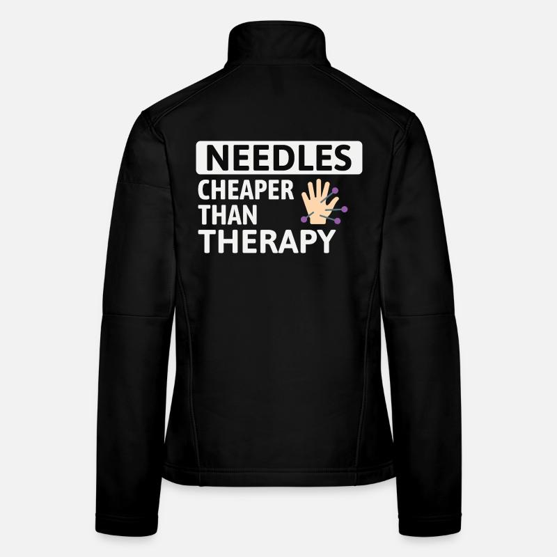 Les aiguilles moins chères que les acupuncteurs thérapeutiques Veste en tissu softshell Femme