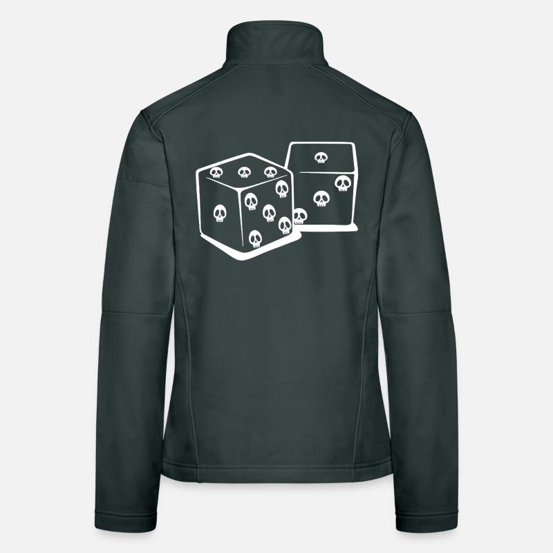 Playing with dice (white) Women's Softshell Jacket