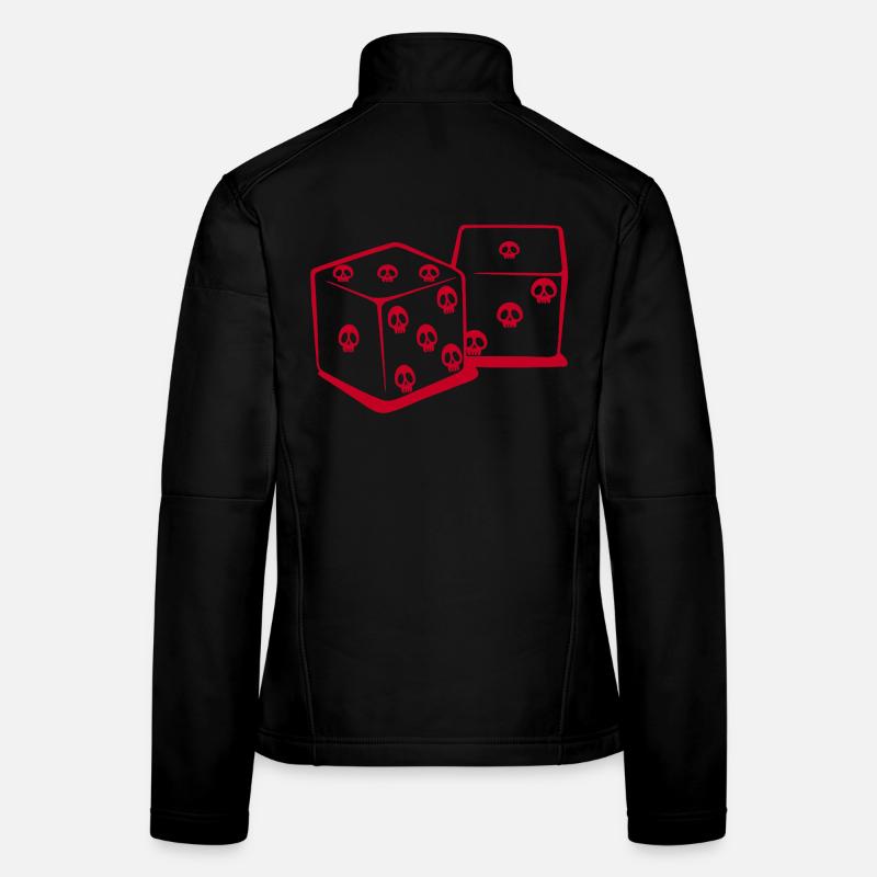 Playing with dice (red) Women's Softshell Jacket