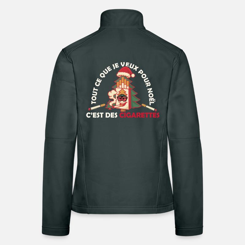 WEIHNACHTSZIGARETTENGESCHENK Frauen Softshelljacke