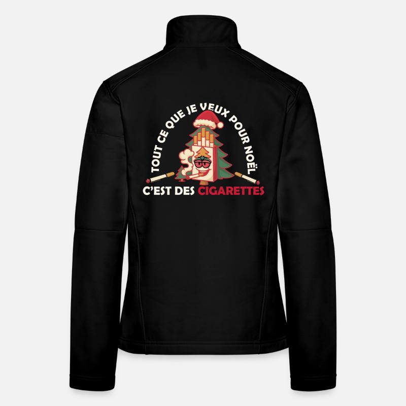 CADEAU NOEL CIGARETTES  Veste en tissu softshell Femme