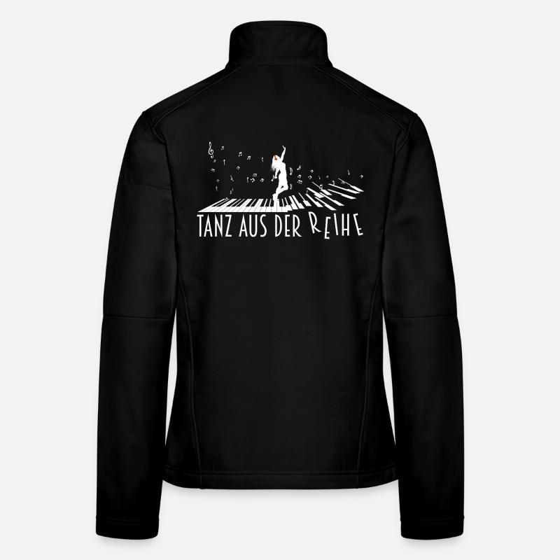 Paroles de danse, Expressions de danse, Don de danseur Veste en tissu softshell Femme