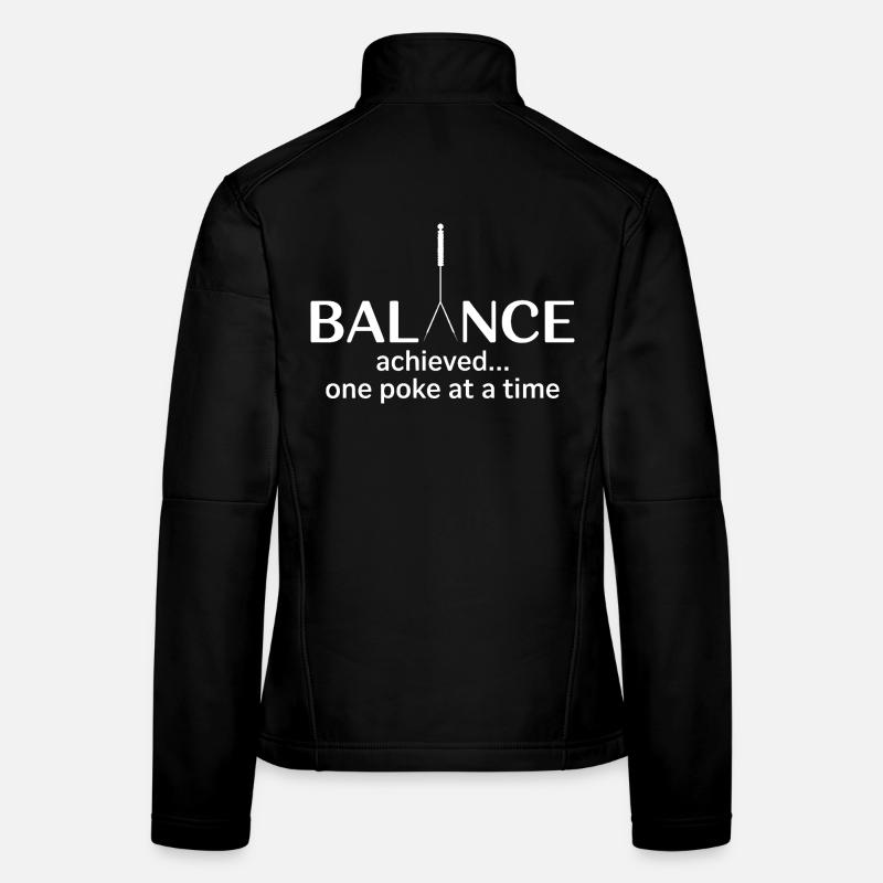 Professional Balance Therapist Acupuncture Women's Softshell Jacket