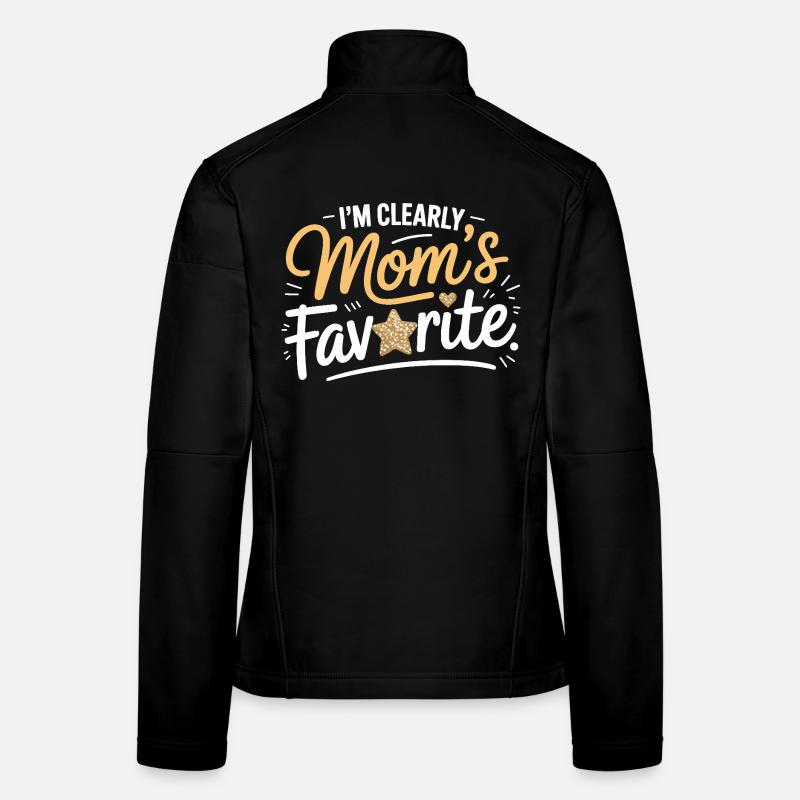 Je suis sans aucun doute la préférée de maman. Veste en tissu softshell Femme