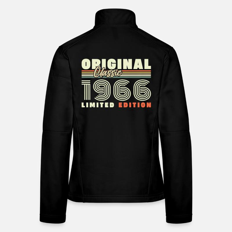 1966 Vintage Rétro Cadeau D'anniversaire Veste en tissu softshell Femme