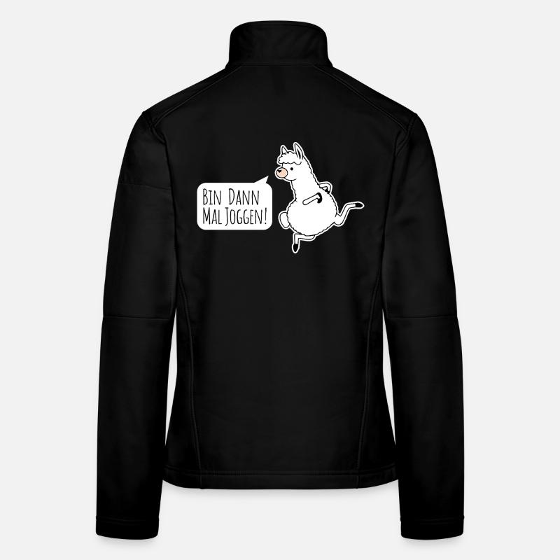 Des joggers style lama ! Un jogging idiot mais amusant Veste en tissu softshell Femme