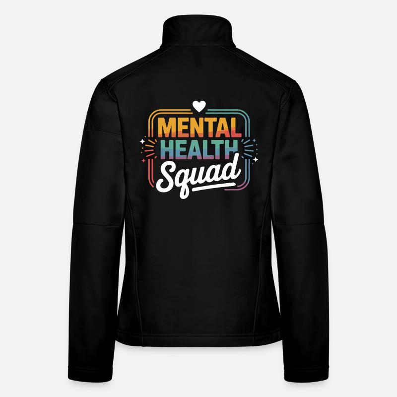 Mental Health Squad Rainbow Tee Women's Softshell Jacket