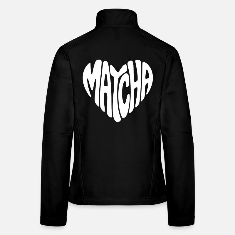 Matcha Herz Frauen Softshelljacke