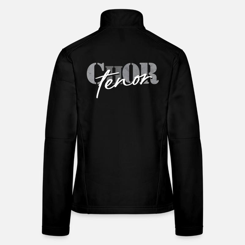 Ténor de chœur Veste en tissu softshell Femme