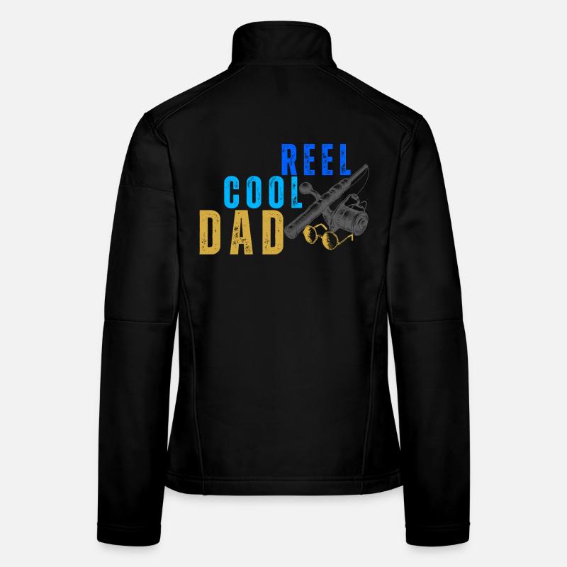 Moulinet de la fête des pères Dad Cool Dad Dad Dread Pull Veste en tissu softshell Femme