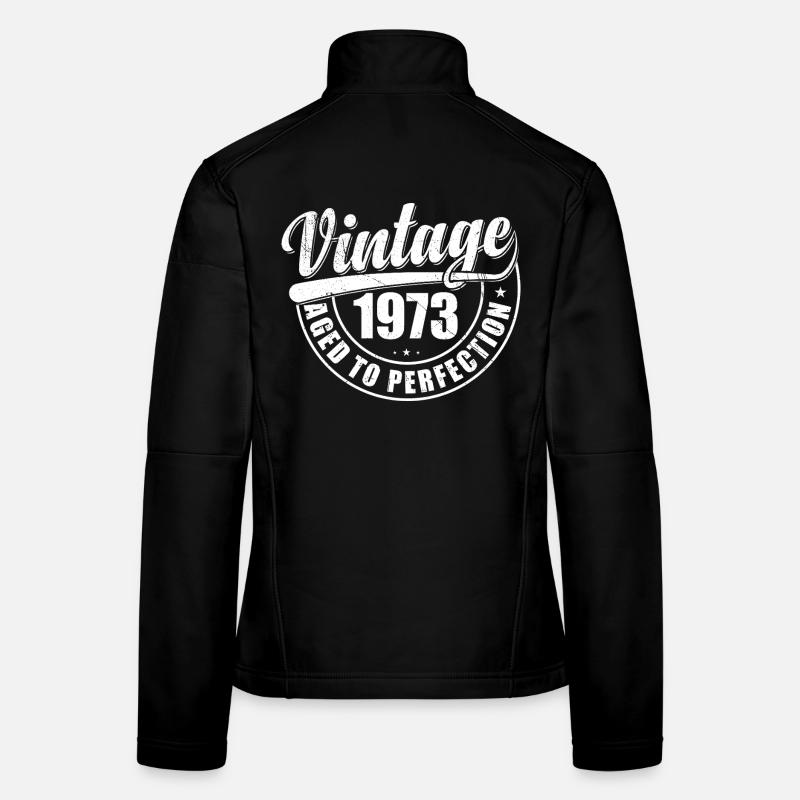 Cadeau d’anniversaire 1973 Millésime 1973 Rétro 1973 Veste en tissu softshell Femme