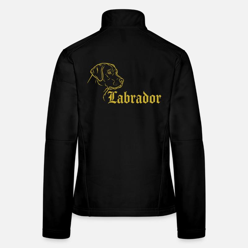 Labrador – Zeitlose Eleganz - Frauen Softshelljacke - Schwarz