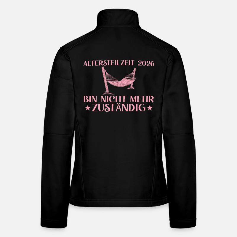Retraite partielle 2026 - Plus responsable Veste en tissu softshell Femme