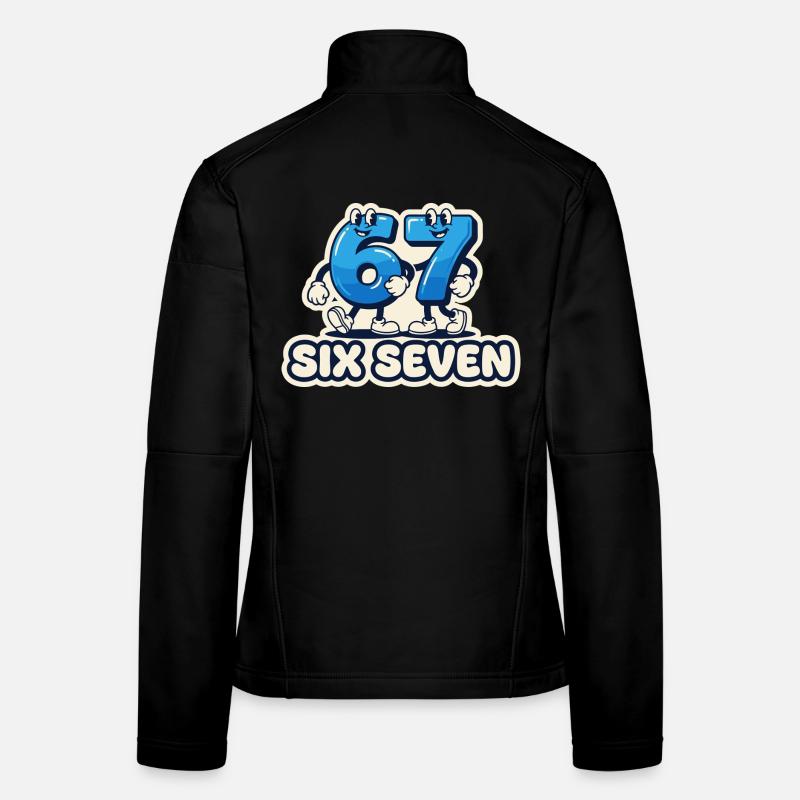 67 Meme Shirt – Six Seven Memes - Women's Softshell Jacket - black