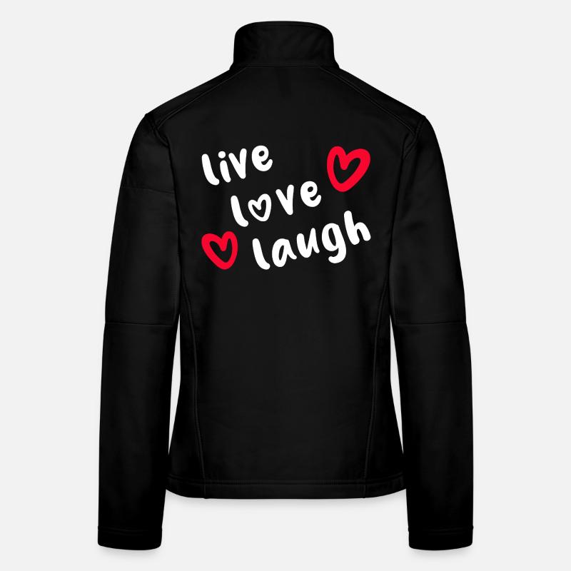 LIVE LOVE LAUGH - Ondes positives Veste en tissu softshell Femme