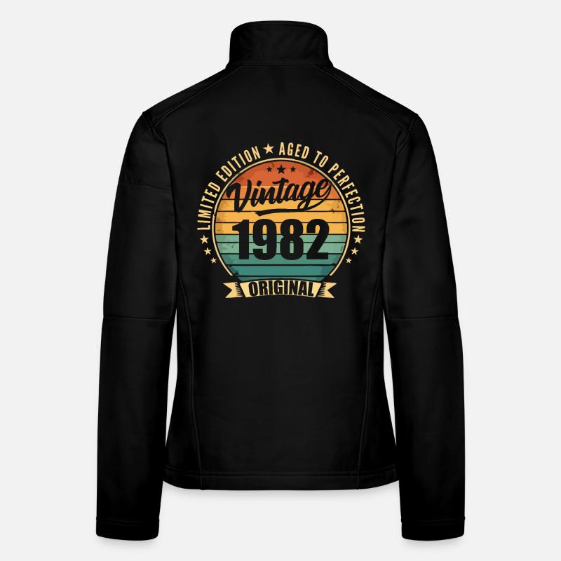 Millésime 1982 Anniversaire Limited Edition 1982 Veste en tissu softshell Femme
