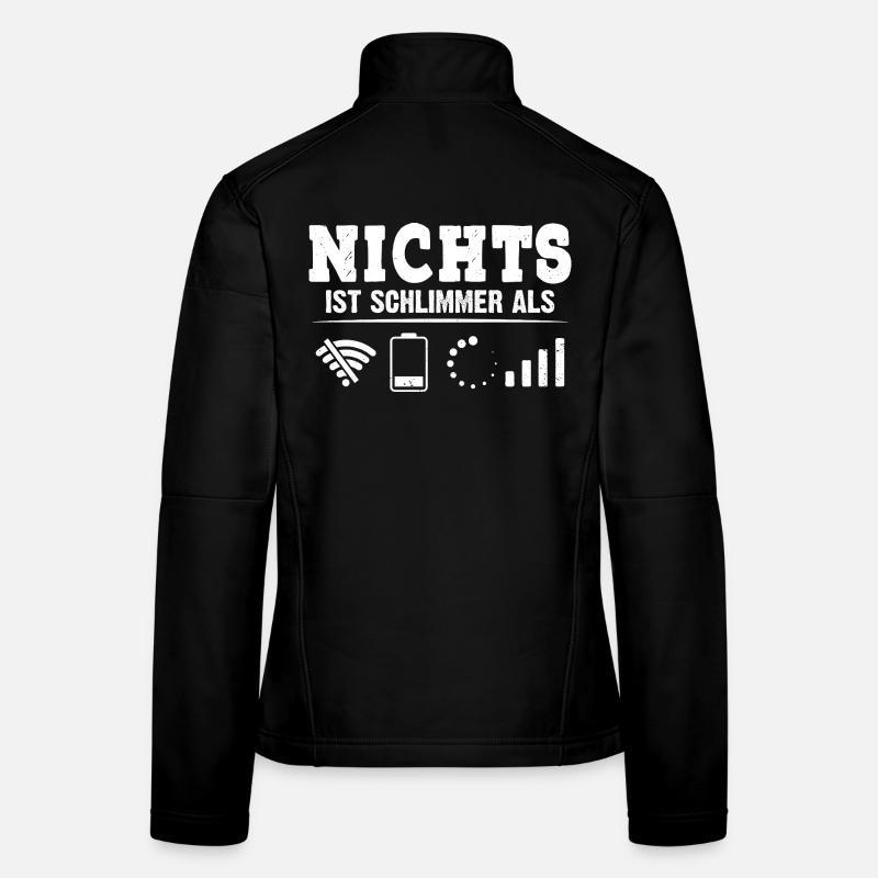 Coder NOTHING IS WORSE THAN FUNNY Women's Softshell Jacket