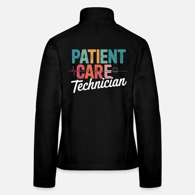 Patient Care Technician Design Frauen Softshelljacke