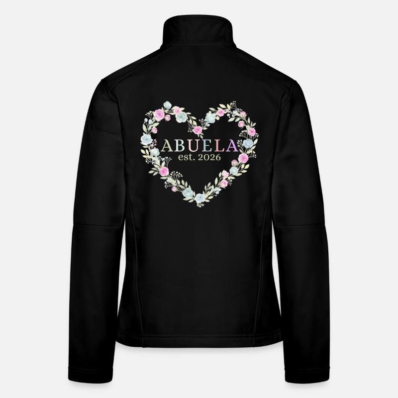 Sie ist Großmutter. 2026 Geschenk für Großmütter Frauen Softshelljacke
