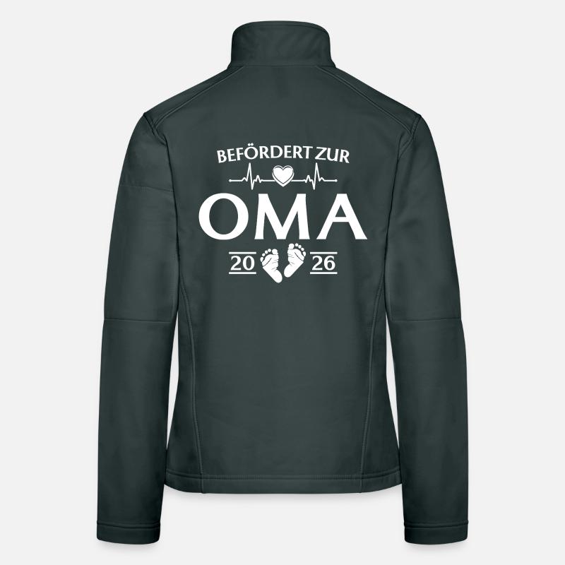 Großmutter 2026 - Befördert zur Oma Frauen Softshelljacke