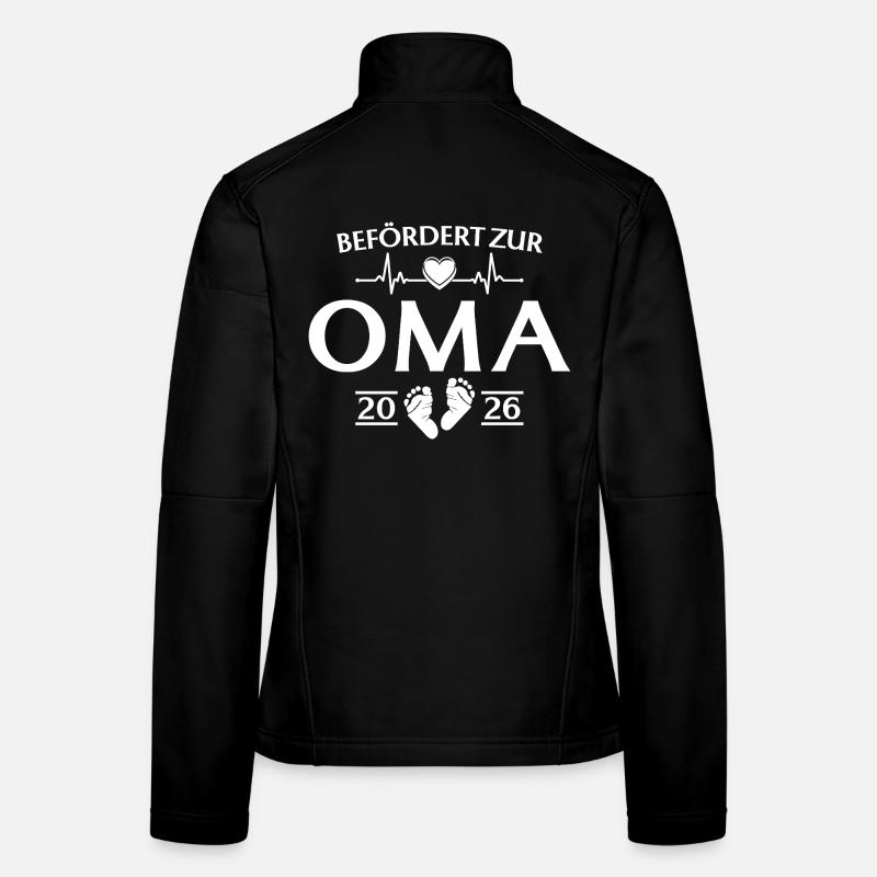 Großmutter 2026 - Befördert zur Oma Frauen Softshelljacke