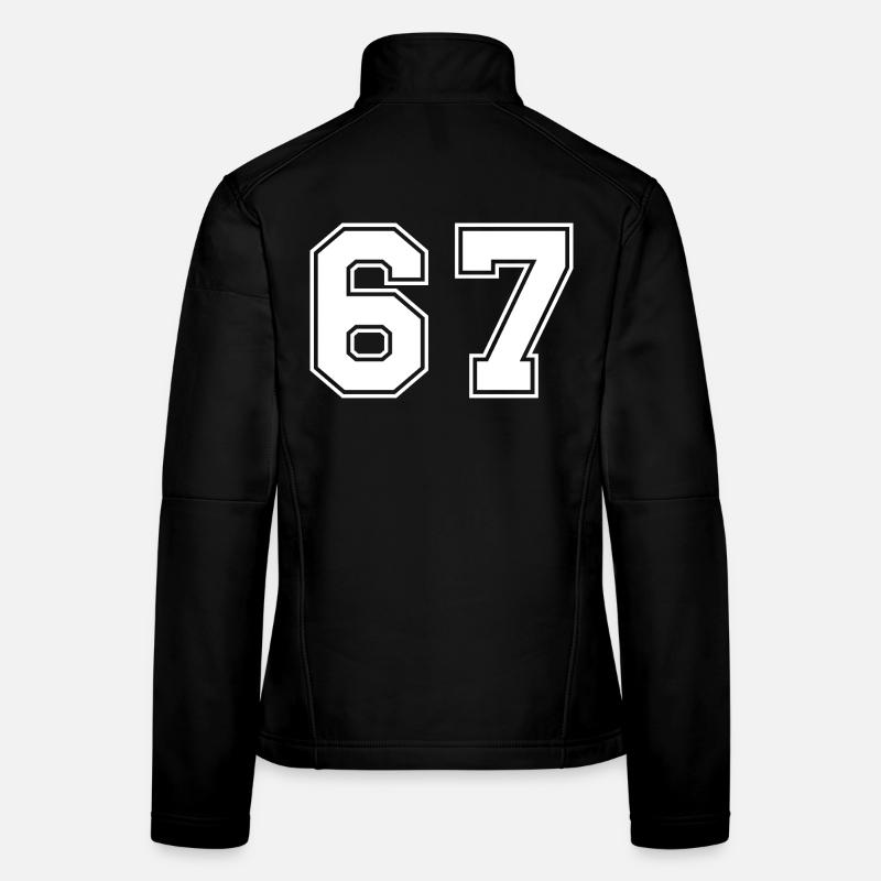67 Nummer Lustig 6 7 Six Seven Meme  Frauen Softshelljacke