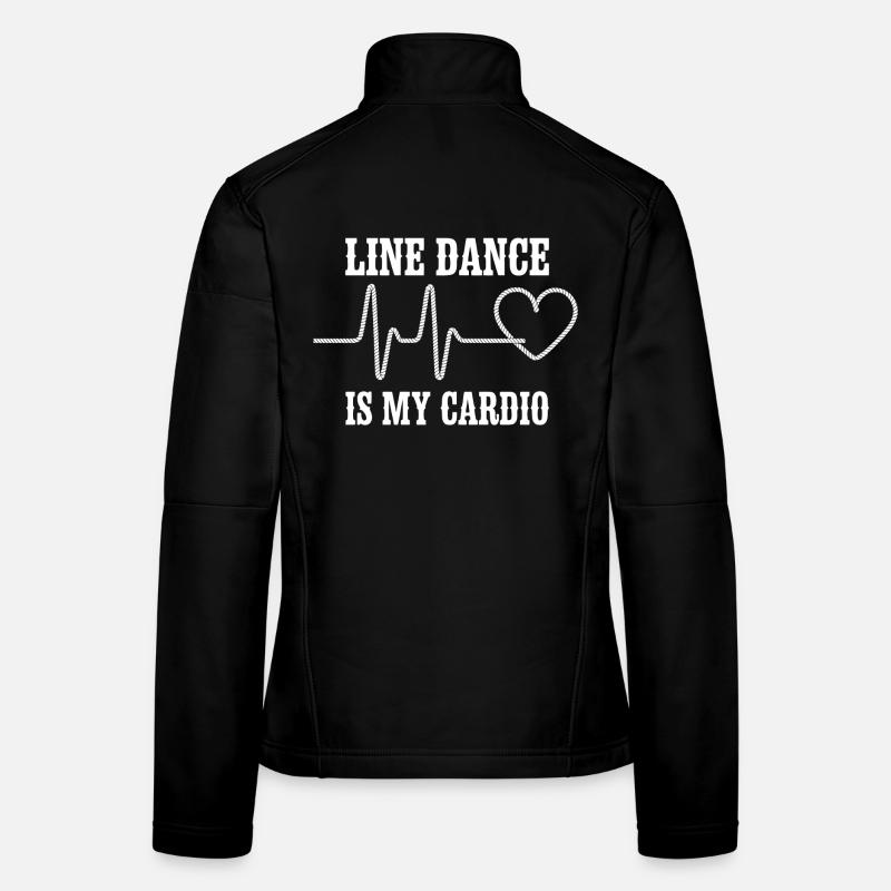 Line Dance Cardio Heart Women's Softshell Jacket
