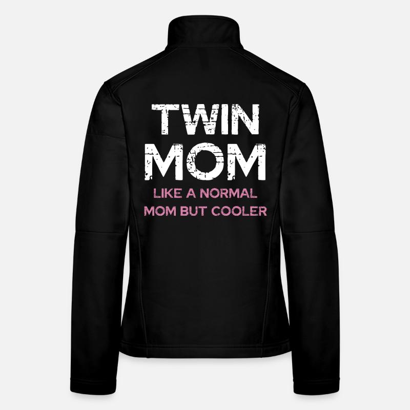 Zwillingsmama – cooler als normale Mama Frauen Softshelljacke