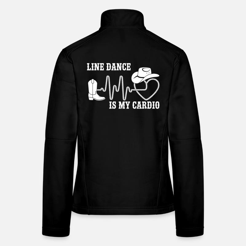 Line Dance Is My Cardio Frauen Softshelljacke