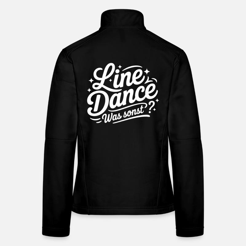 Lettres de la danse en ligne Veste en tissu softshell Femme