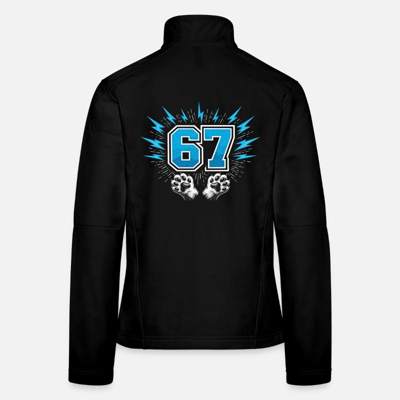 67 Six Sept - Patte de Chat Veste en tissu softshell Femme