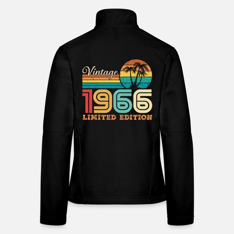 1966 Vintage Retro 1966 Birthday Gift Women's Softshell Jacket