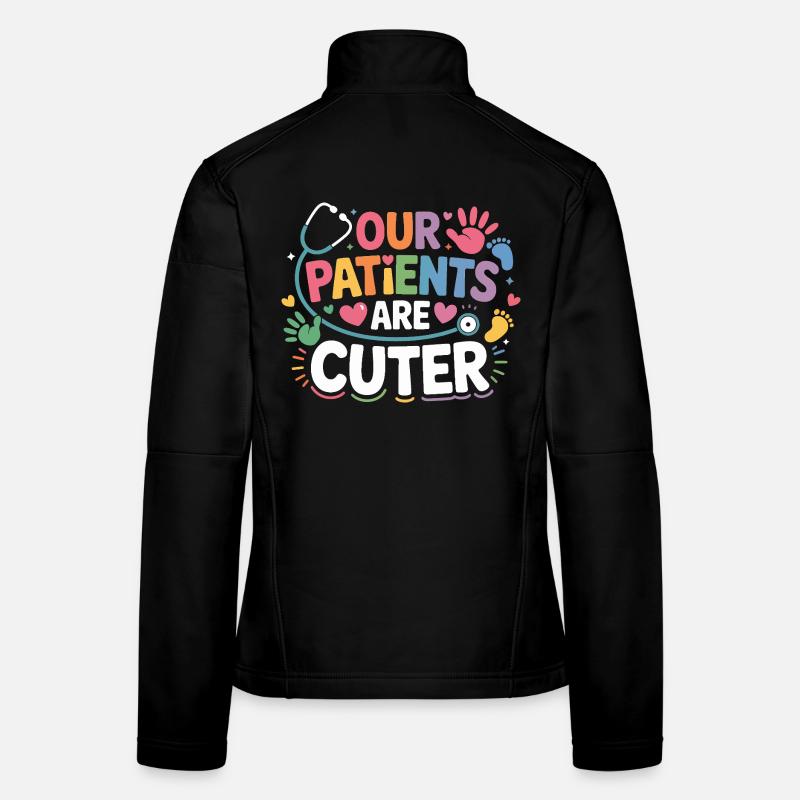 Nos patients sont CutER Veste en tissu softshell Femme