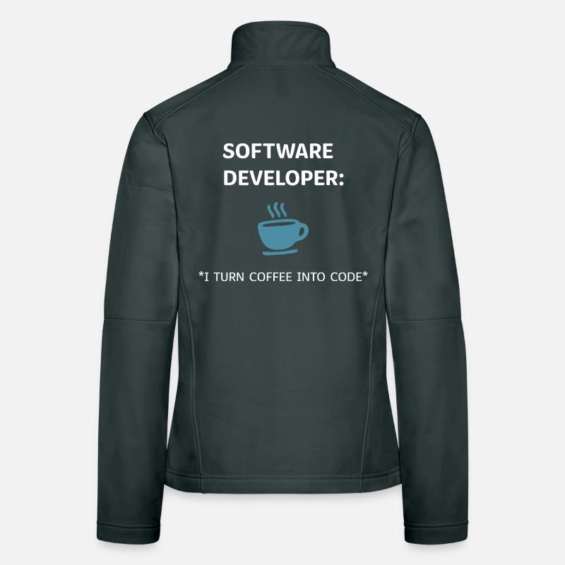 Software Developer - Coffee Edition Women's Softshell Jacket