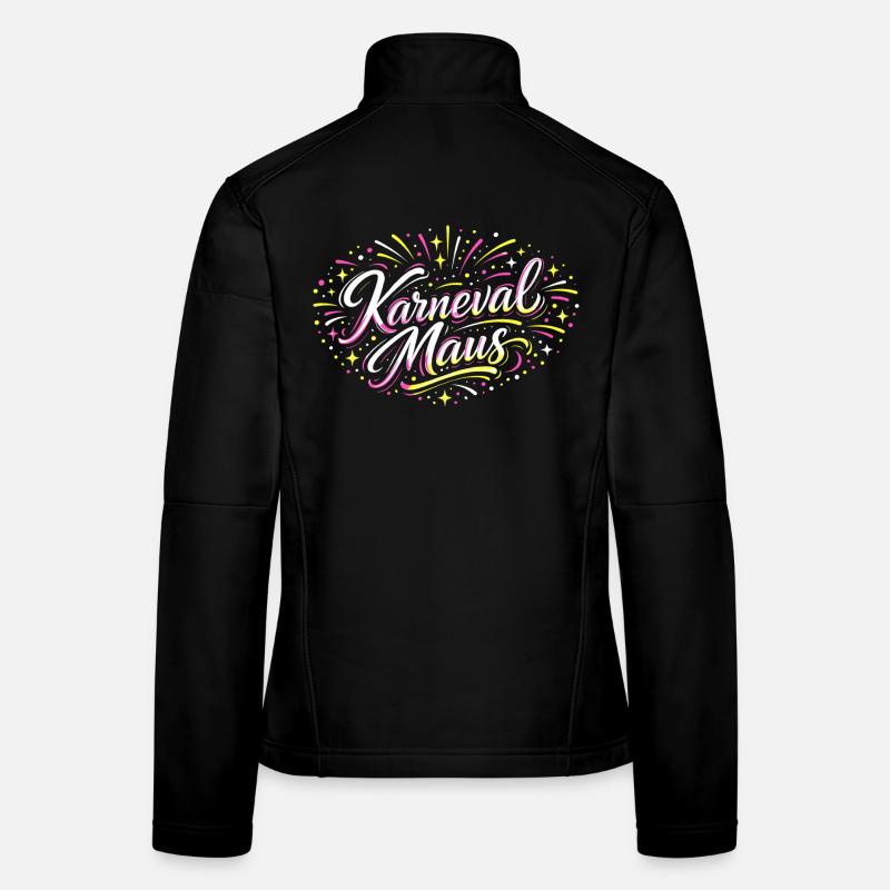 Kölner Karnevalsmaus Alaaf Lustig Fasching Geschen Frauen Softshelljacke