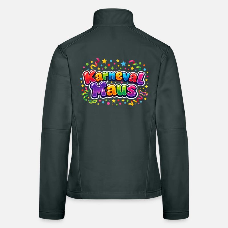 Souris de carnaval Cologne Cologne Alaaf Cadeau drôle Veste en tissu softshell Femme