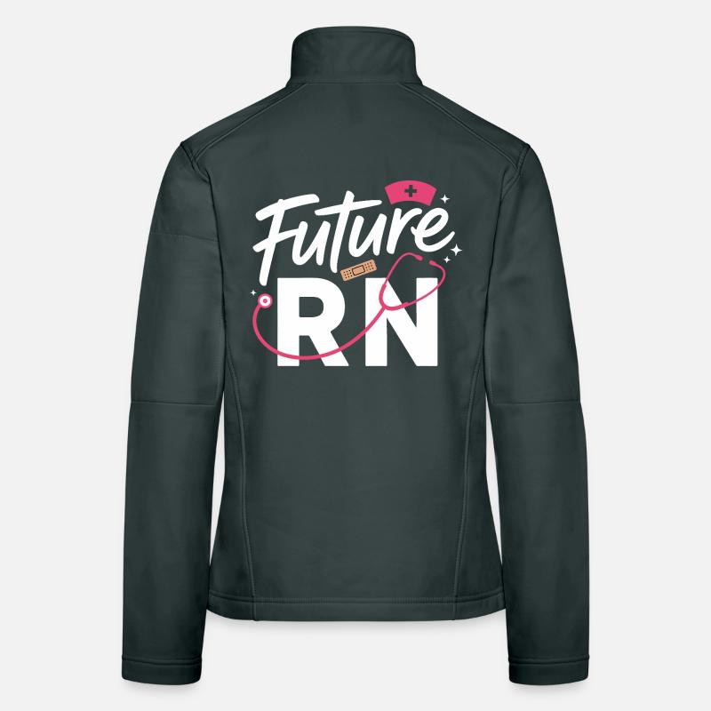 Future RN Stethoscope & Clinic Women's Softshell Jacket