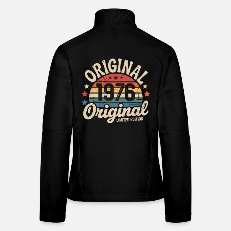 1976 Vintage Limited Edition Geschenk 1976 Frauen Softshelljacke