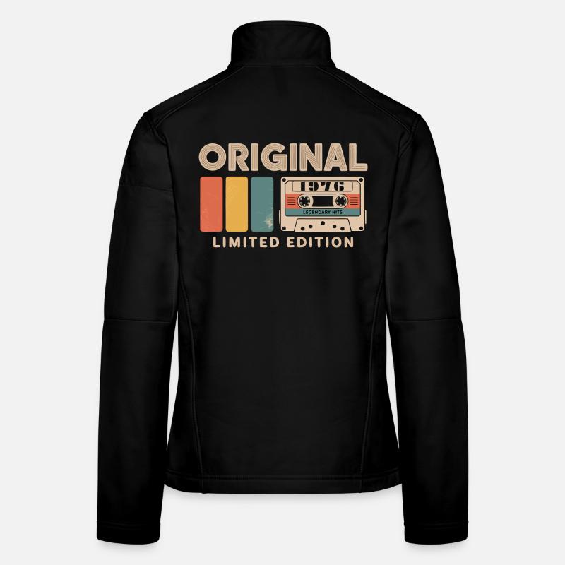 Original 1976 Anniversaire 1976 Cadeau 1976 Retro Veste en tissu softshell Femme