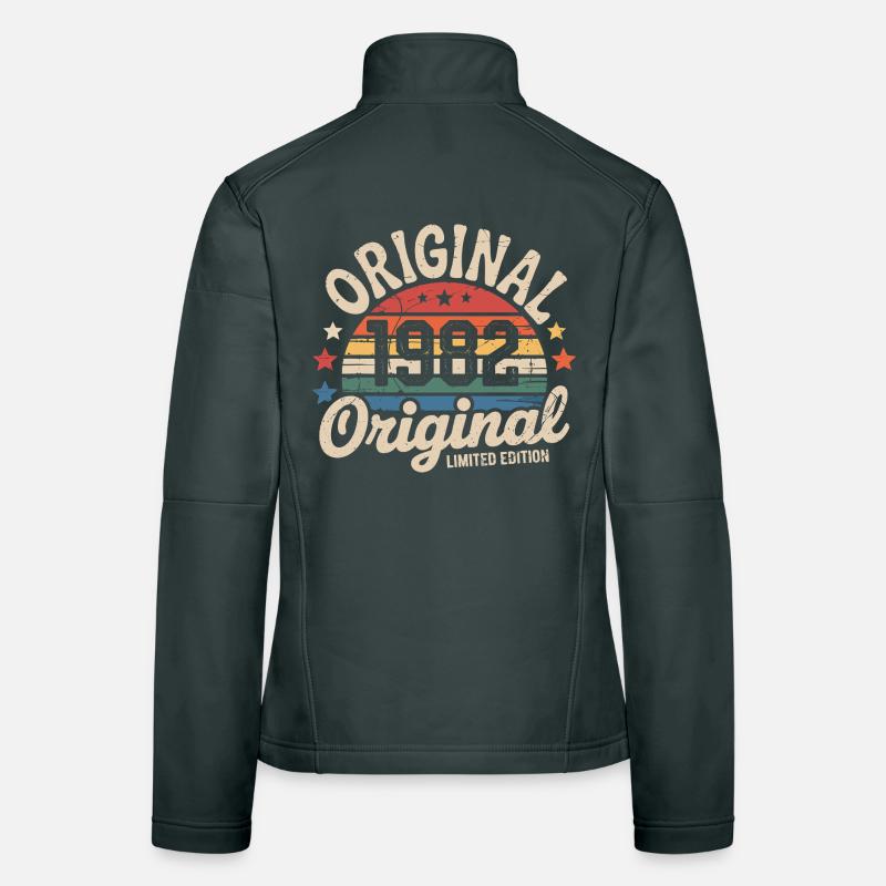 1982 Vintage Limited Edition Geschenk 1982 Frauen Softshelljacke