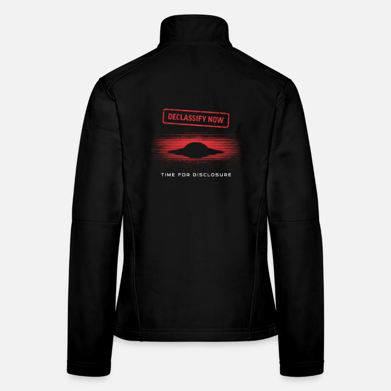 Declassify Now – Zeit für UFO-Offenlegung Women's Softshell Jacket