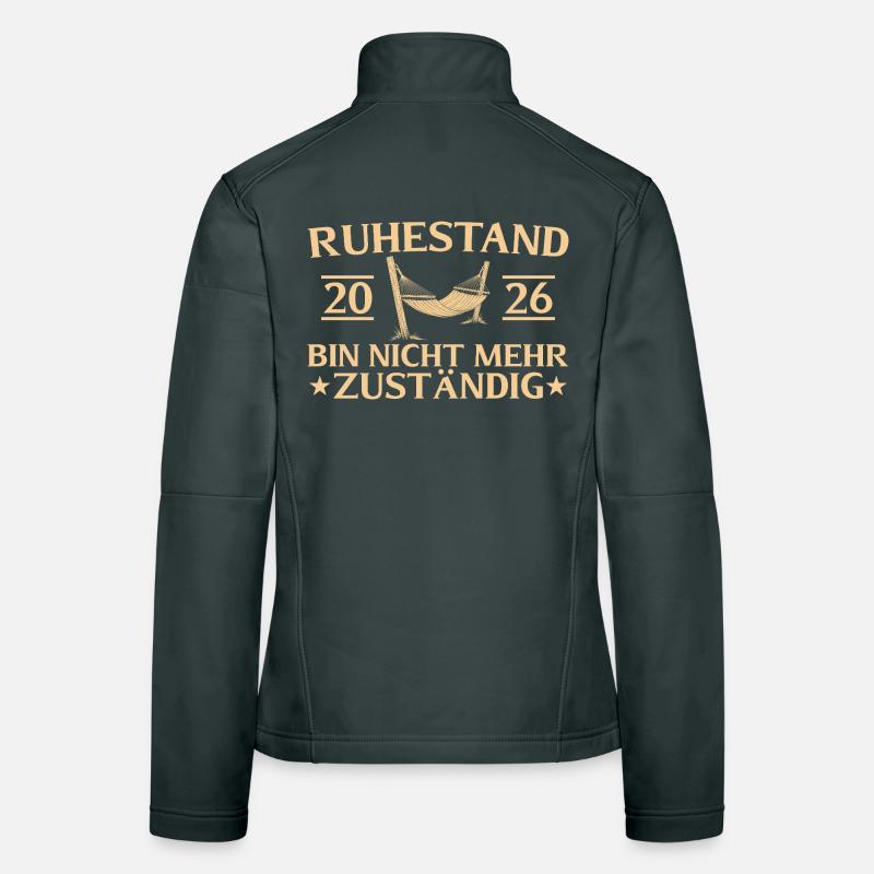 Ruhestand 2026 Abschiedsgeschenk Rente Frauen Softshelljacke
